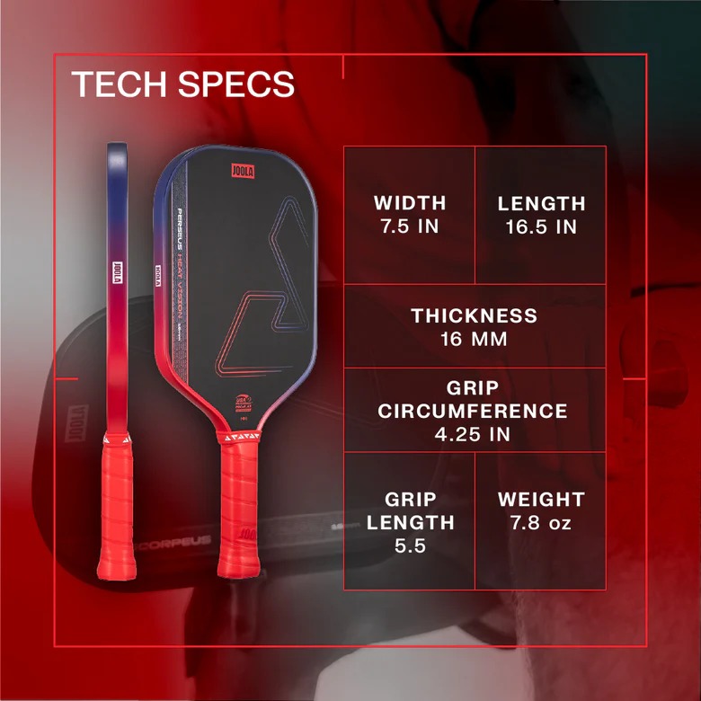 JOOLA Perseus Heat Vision Pickleball Paddle technology 1