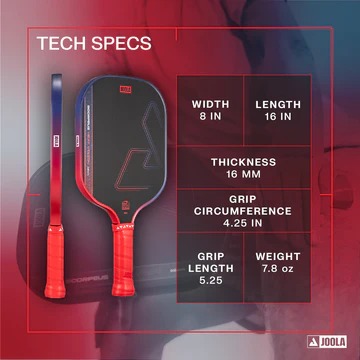 JOOLA Scorpeus Heat Vision Pickleball Paddle technology 1