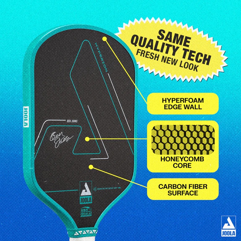 JOOLA Hyperion CFS 16mm Pickleball Paddle technology 3