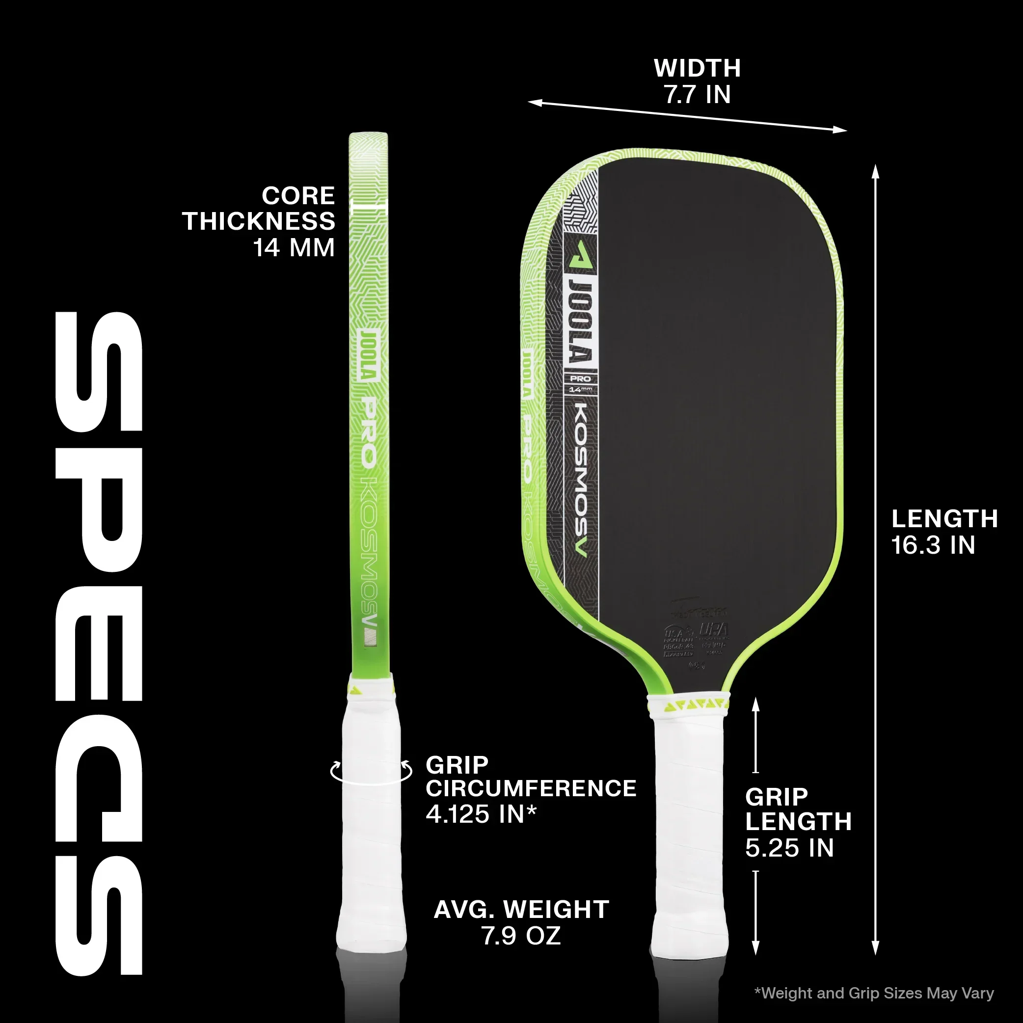 JOOLA Kosmos Pro V Pickleball Paddle technology 1