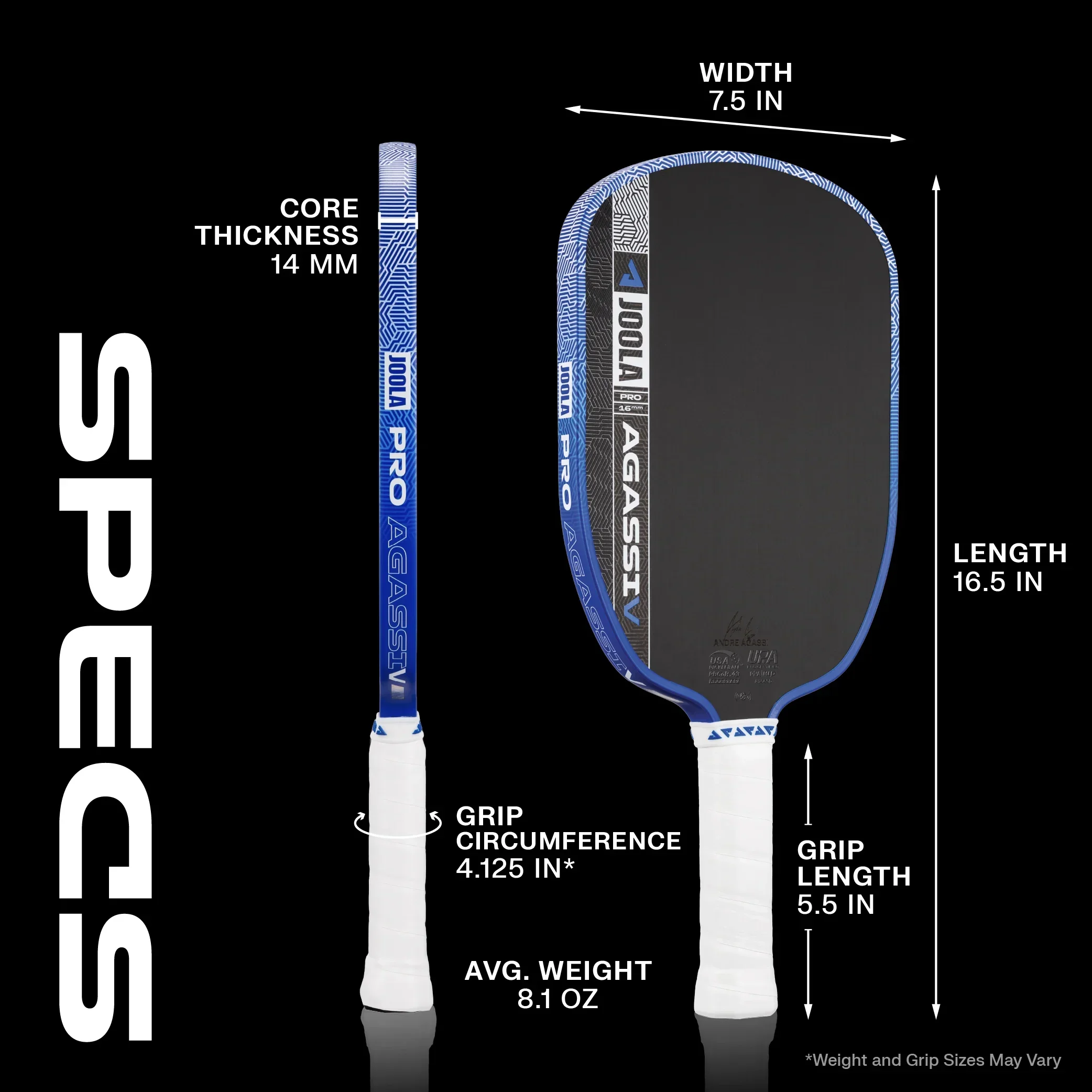 JOOLA Agassi Pro V Pickleball Paddle technology 1
